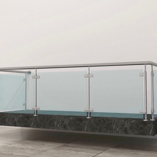 04- Post Glass Railing System